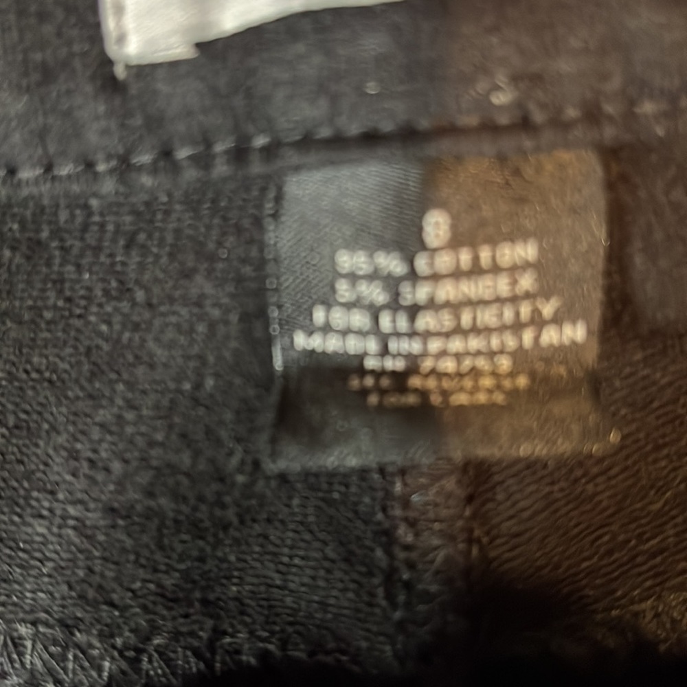 ZD Missy Stretch Jeans Black Size 8 - Picture 4 of 6